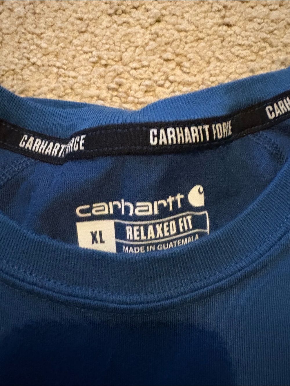 Carhartt Royal Blue Relaxed Fit T-Shirt - Picture 3 of 3